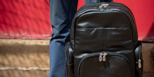black leather bags for men