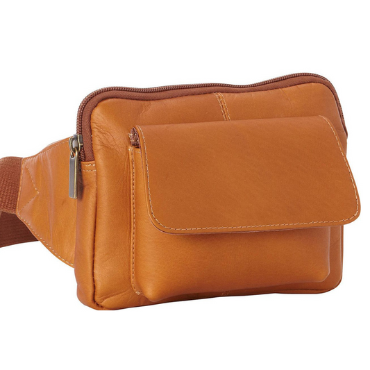 Tan Leather Fanny Pack
