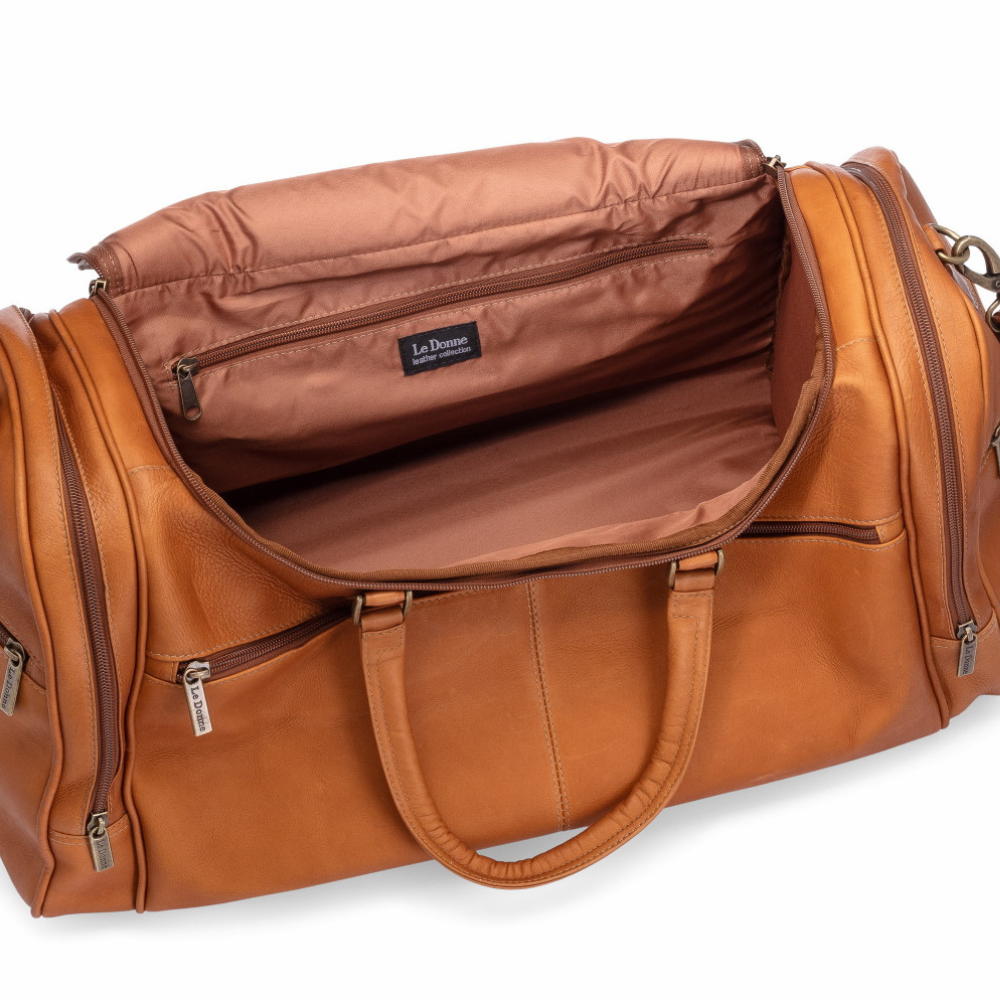 The Strada | Full Grain Leather Duffel Bag for Men