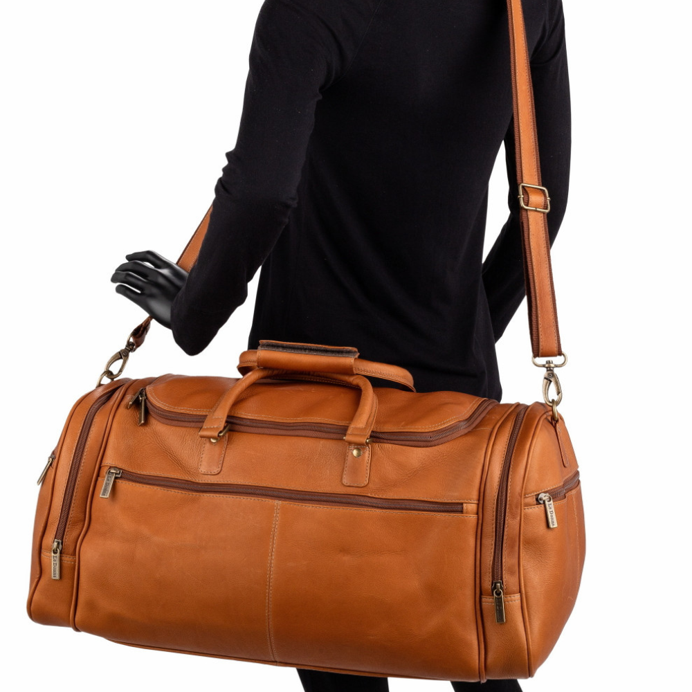 The Strada | Full Grain Leather Duffel Bag for Men