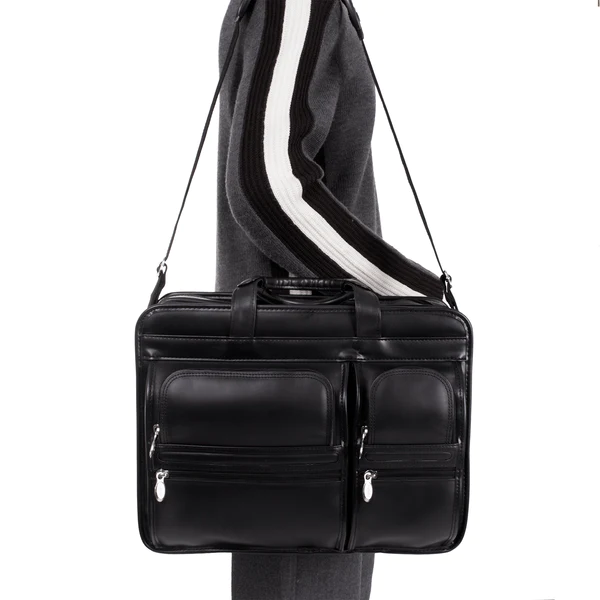 The Clinton | Classic 17-Inch Laptop Bag for Men