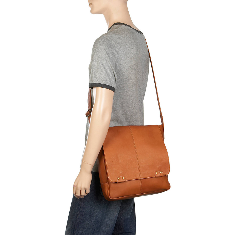 The Albero | Vintage Leather Messenger Bag