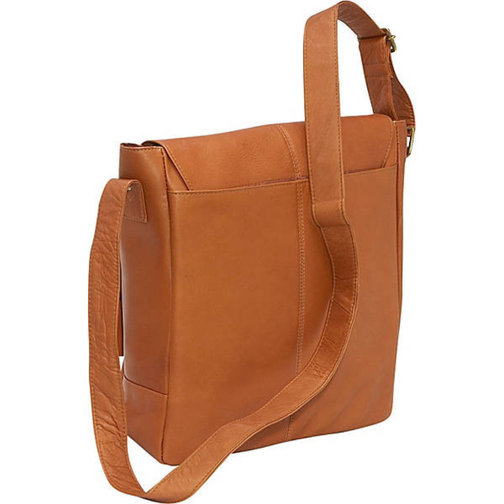 Tan Leather Purse Satchel Bag