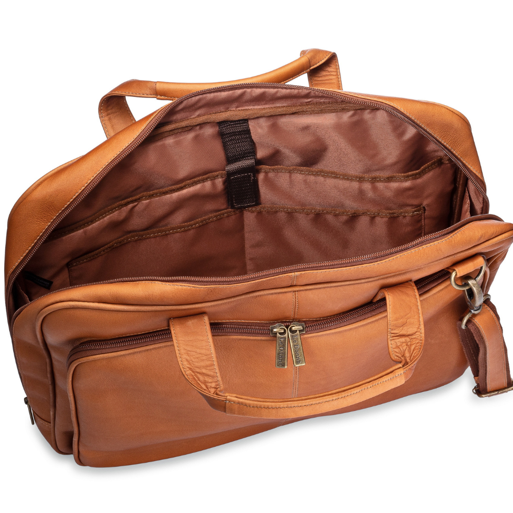The Caelum | Vintage Leather Laptop Briefcase