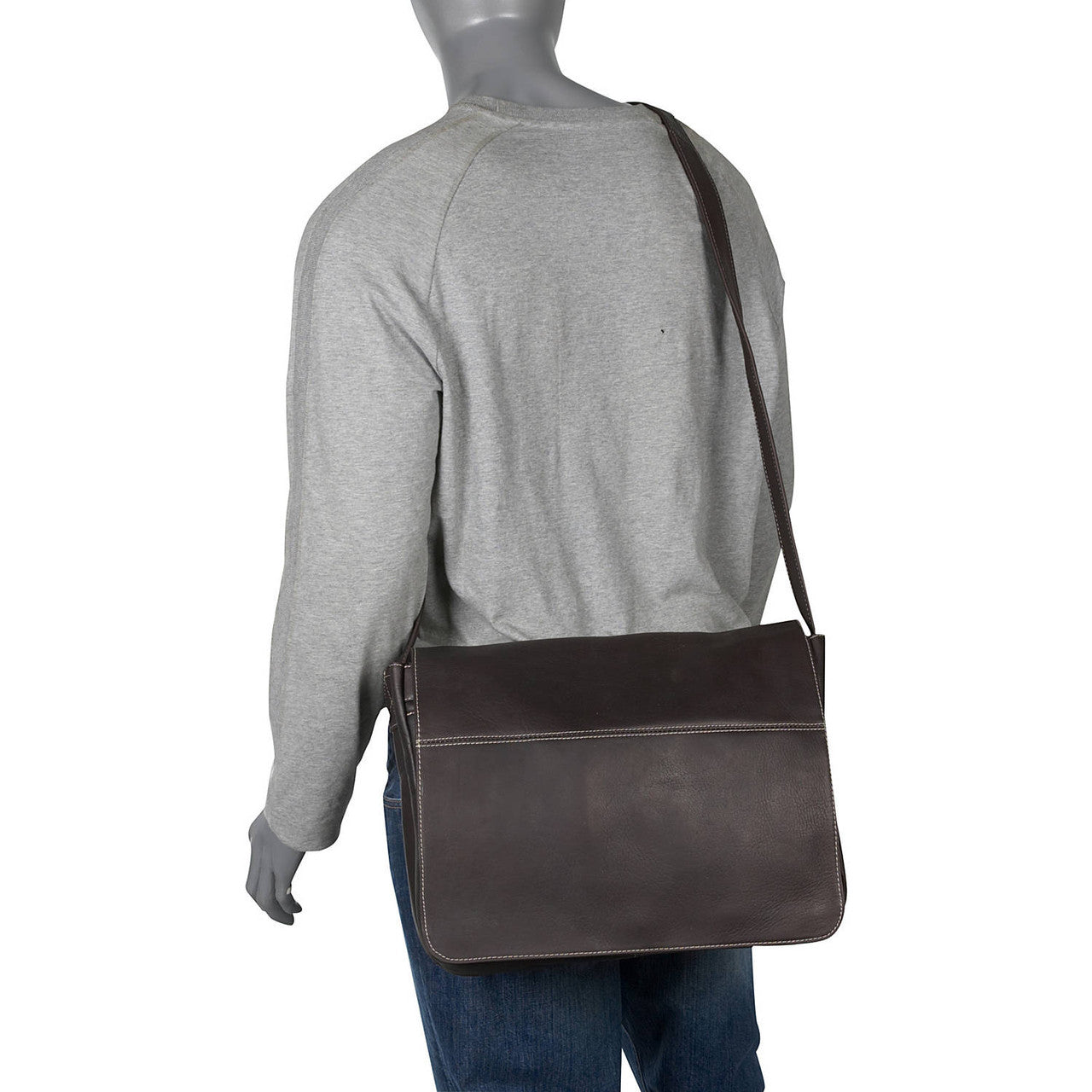 The Brisa | Men's Leather Messenger Laptop Bag