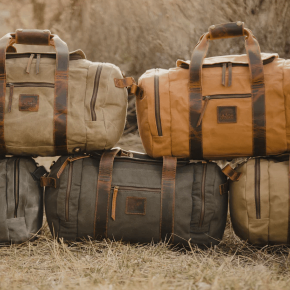 The Lliamna | Men's Classic Leather Duffel Bag