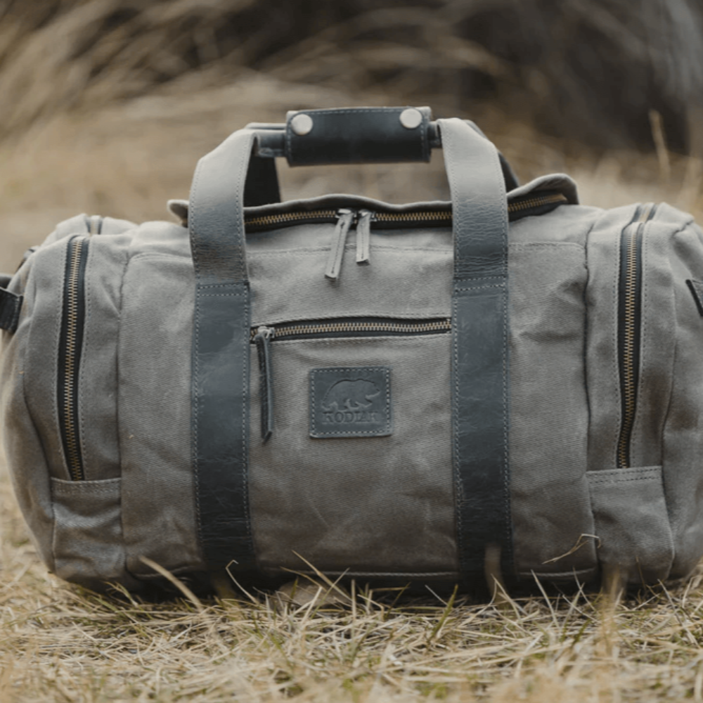 The Lliamna | Men's Classic Leather Duffel Bag