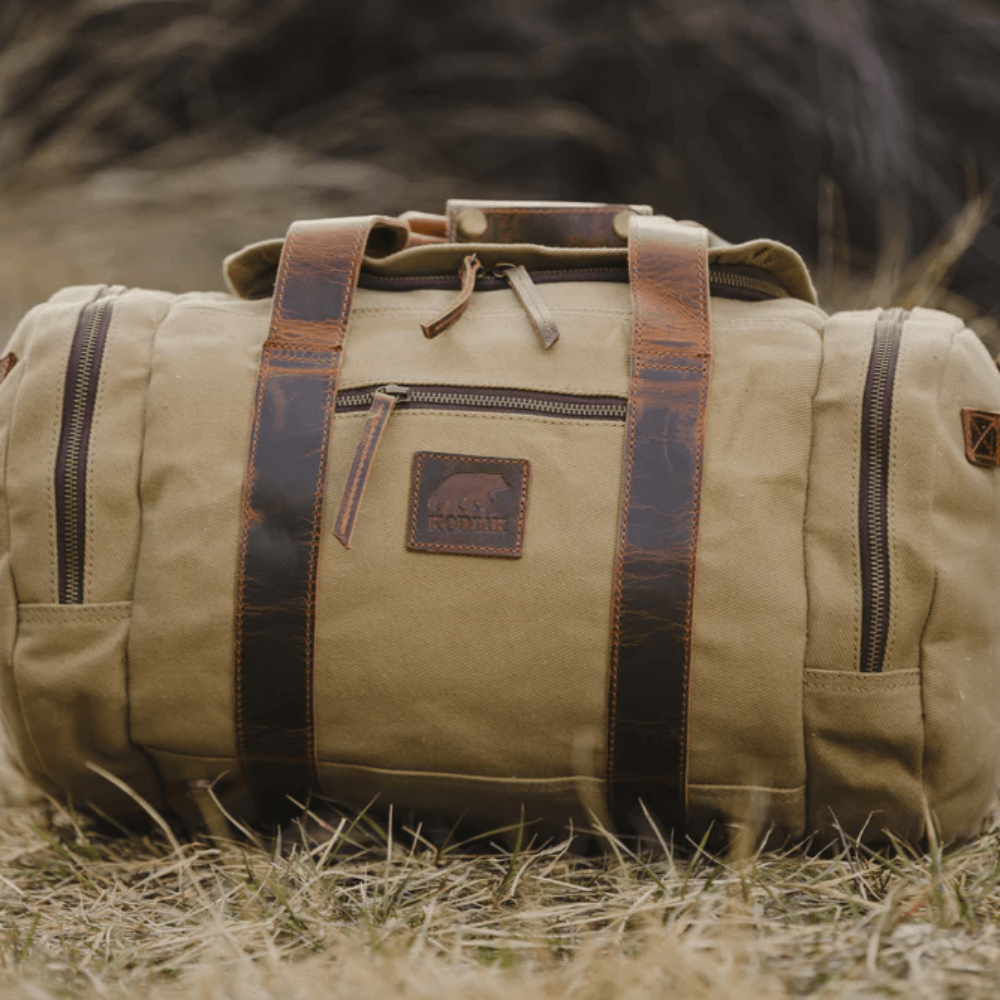 The Lliamna | Men's Classic Leather Duffel Bag