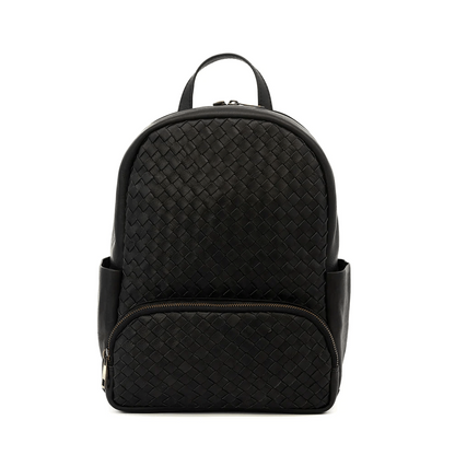The Mini Woven Backpack | Women's Leather Backpack
