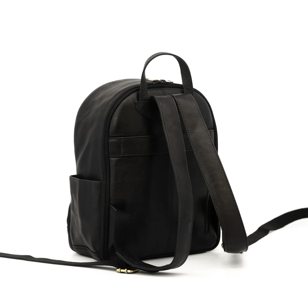 The Mini Woven Backpack | Women's Leather Backpack