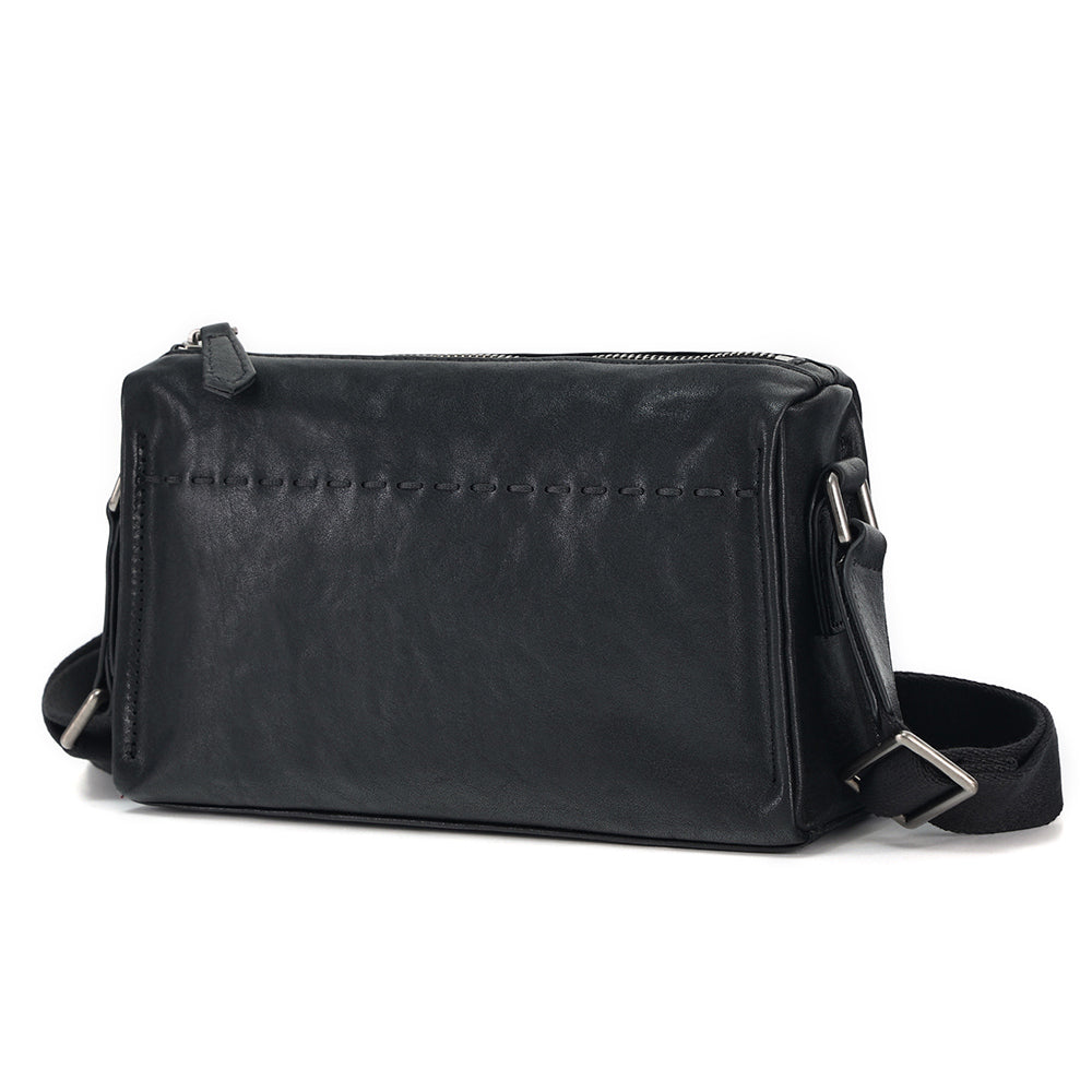 The Adriano | Black Crossbody Bag for Men