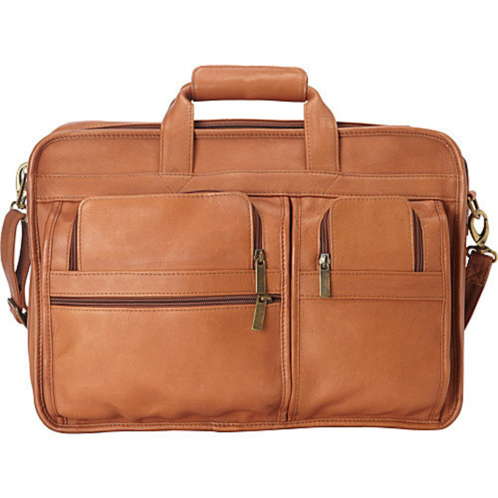 The Alto | Expandable Leather Briefcase