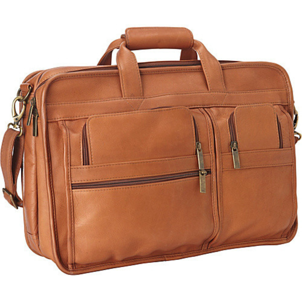 The Alto | Expandable Leather Briefcase