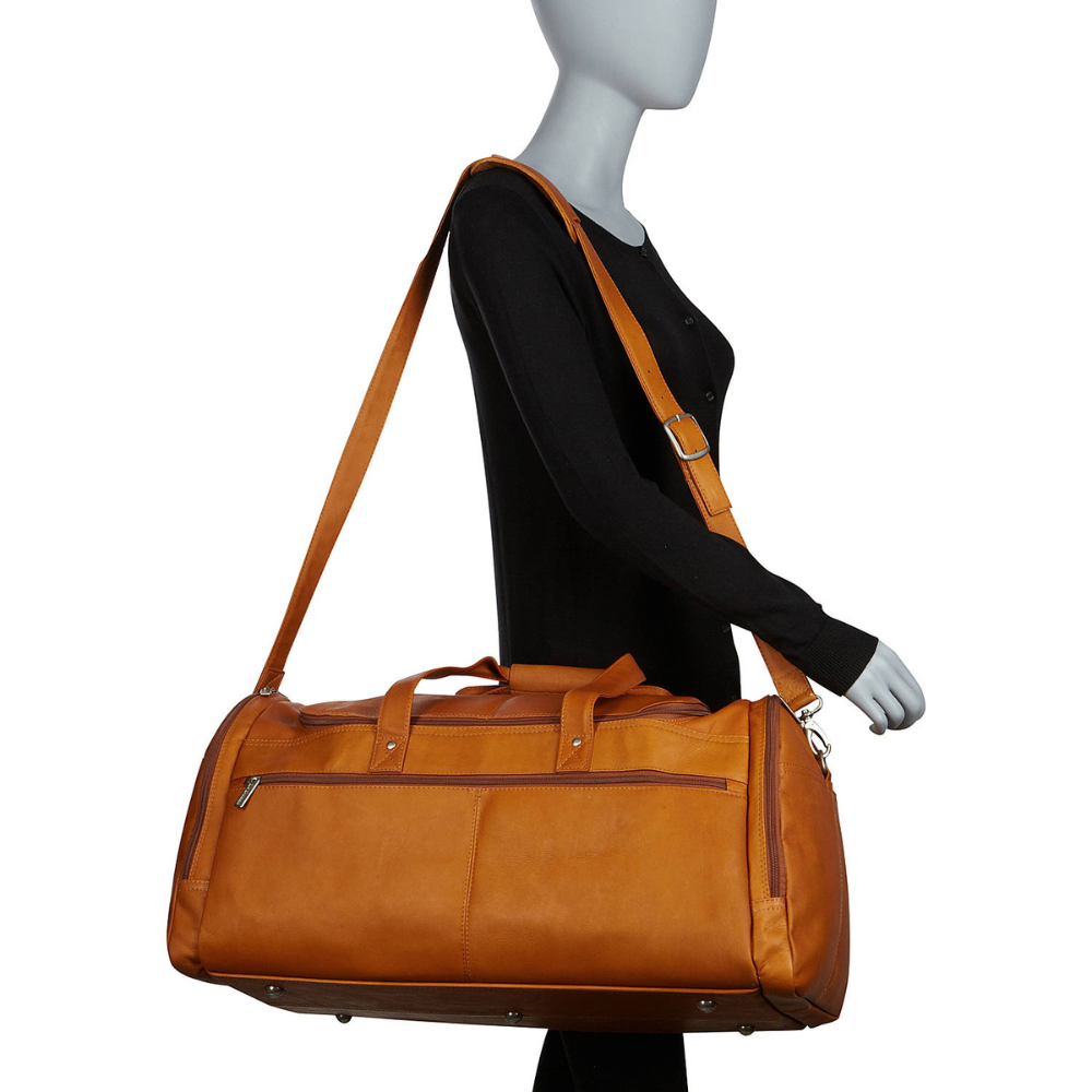 The Arcobaleno Leather Duffle Travel Bag