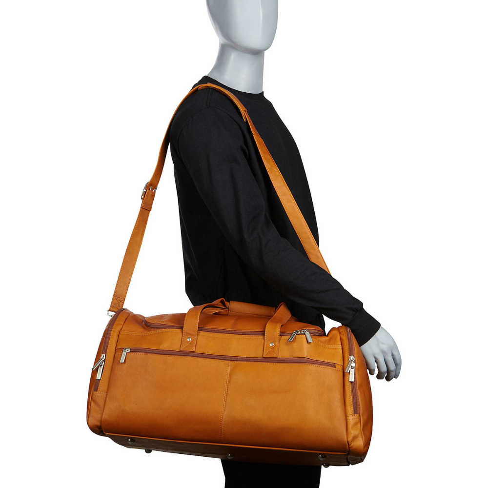 The Arcobaleno Leather Duffle Travel Bag
