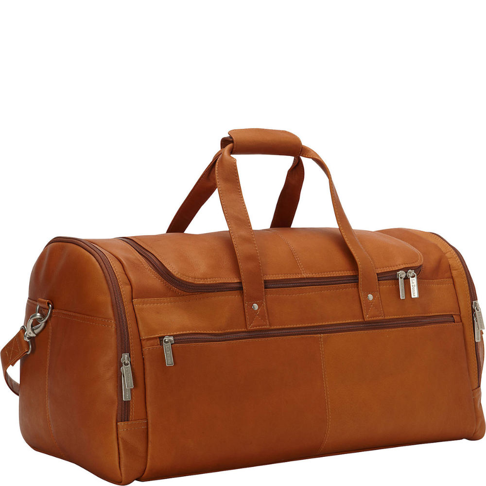 The Arcobaleno Leather Duffle Travel Bag