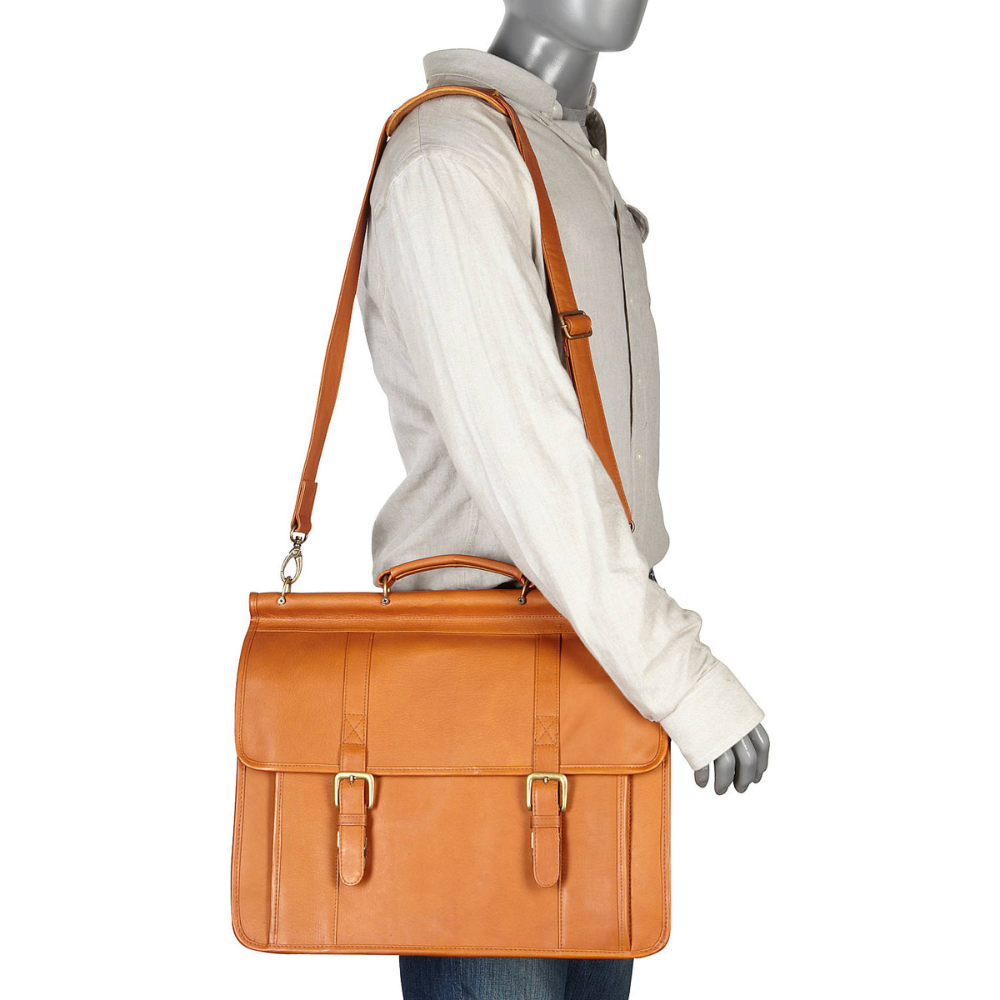 The Ariete | Classic Leather Laptop Briefcase