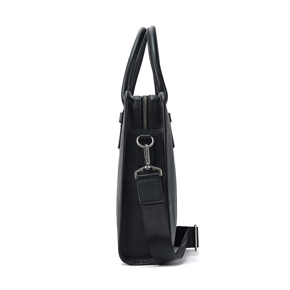 The Blake | Black Leather Briefcase for Men