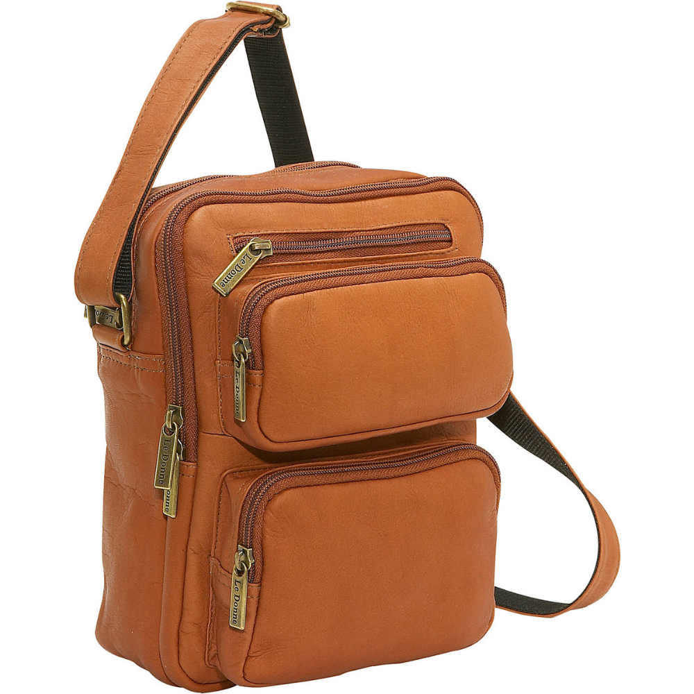 The Giardino | Leather Messenger Man Bag 