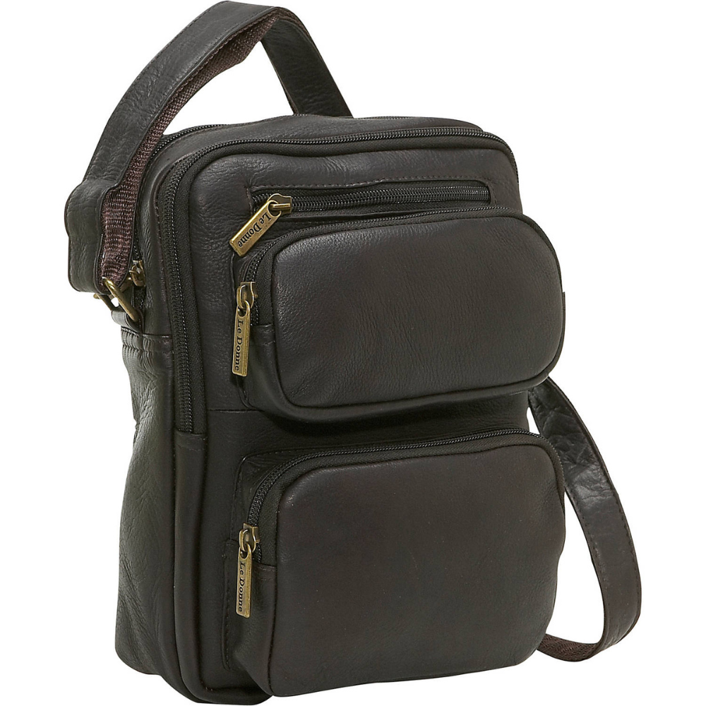 The Giardino | Leather Messenger Man Bag