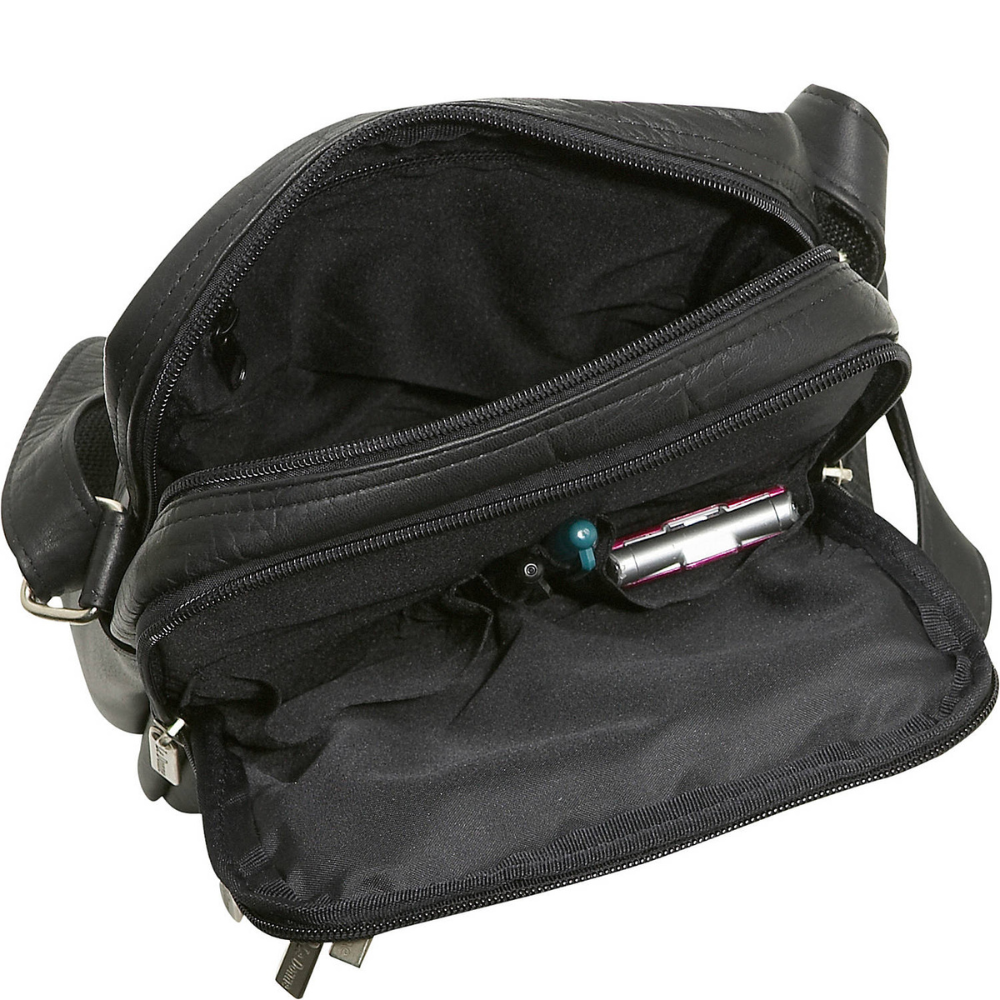 The Giardino | Leather Messenger Man Bag