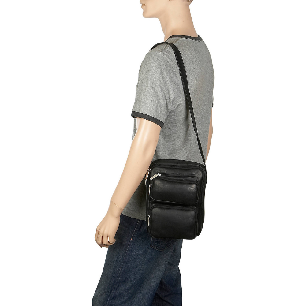The Giardino | Leather Messenger Man Bag