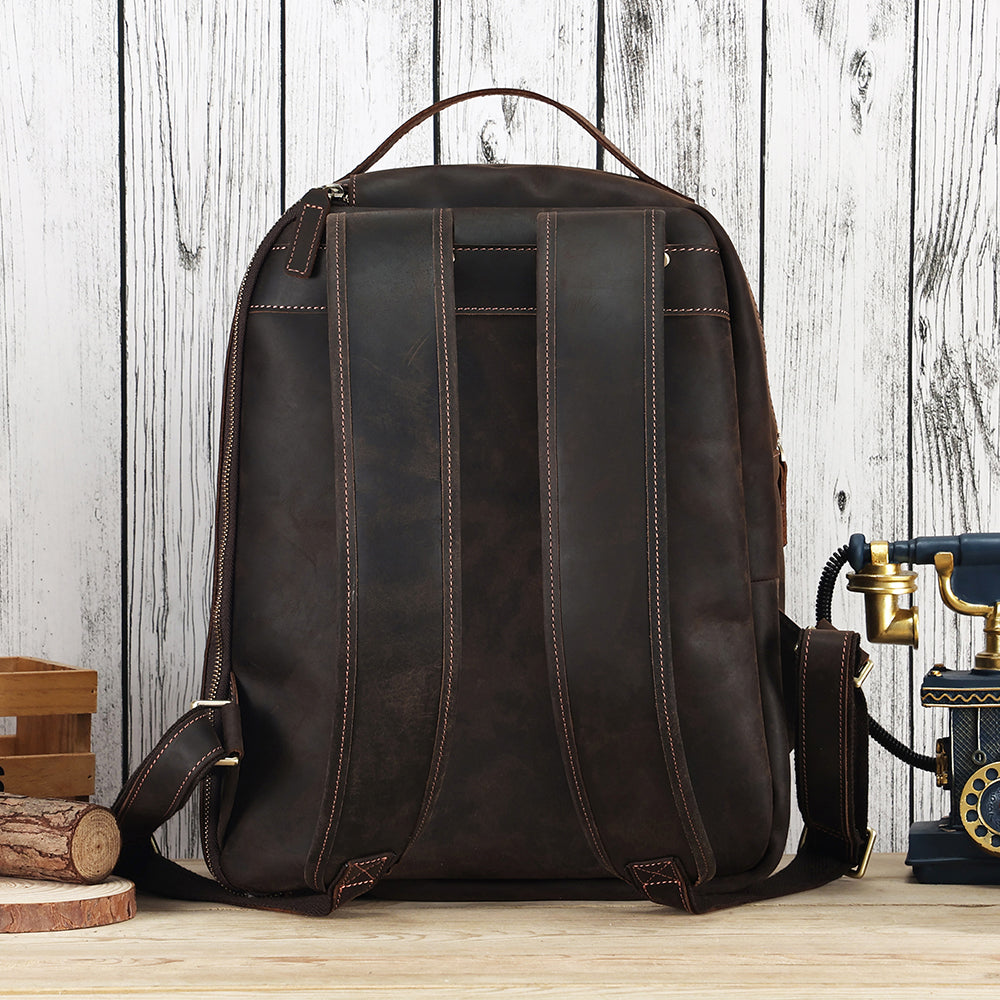 The Marrone | Travel Leather Backpack