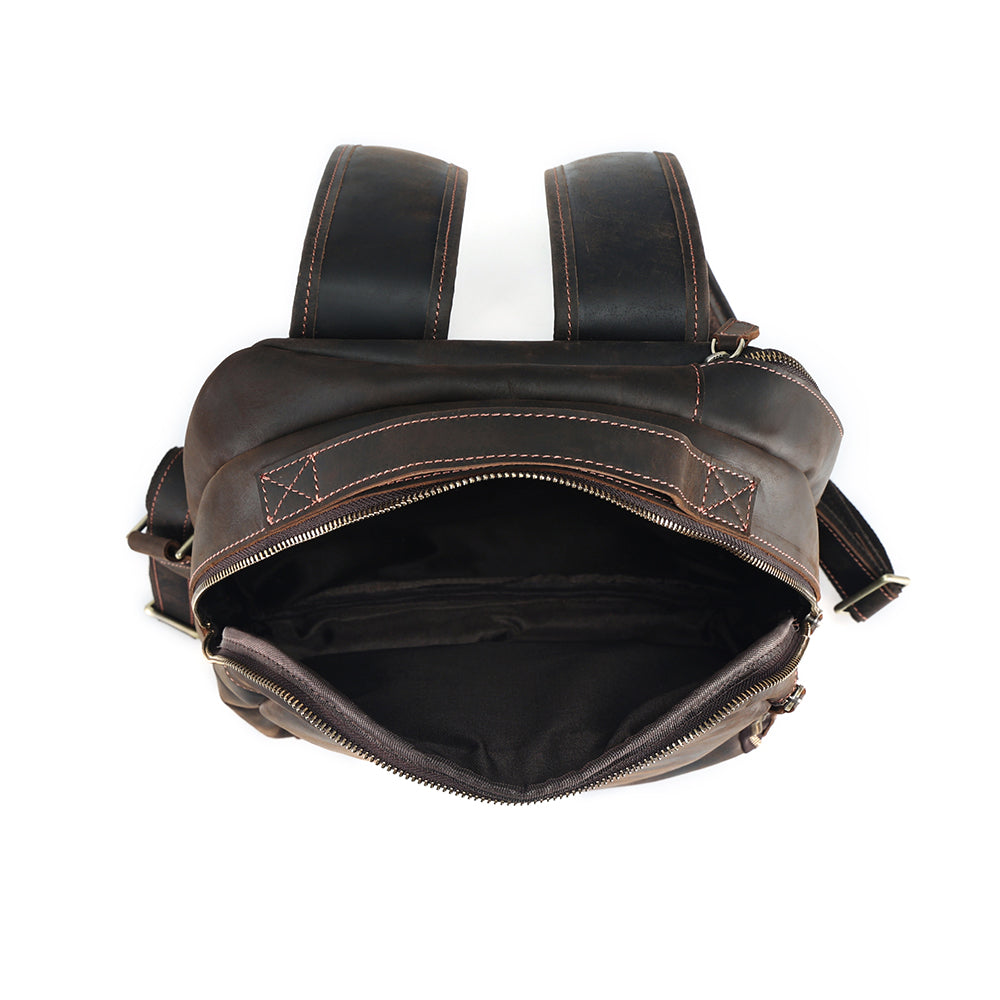 The Marrone | Travel Leather Backpack