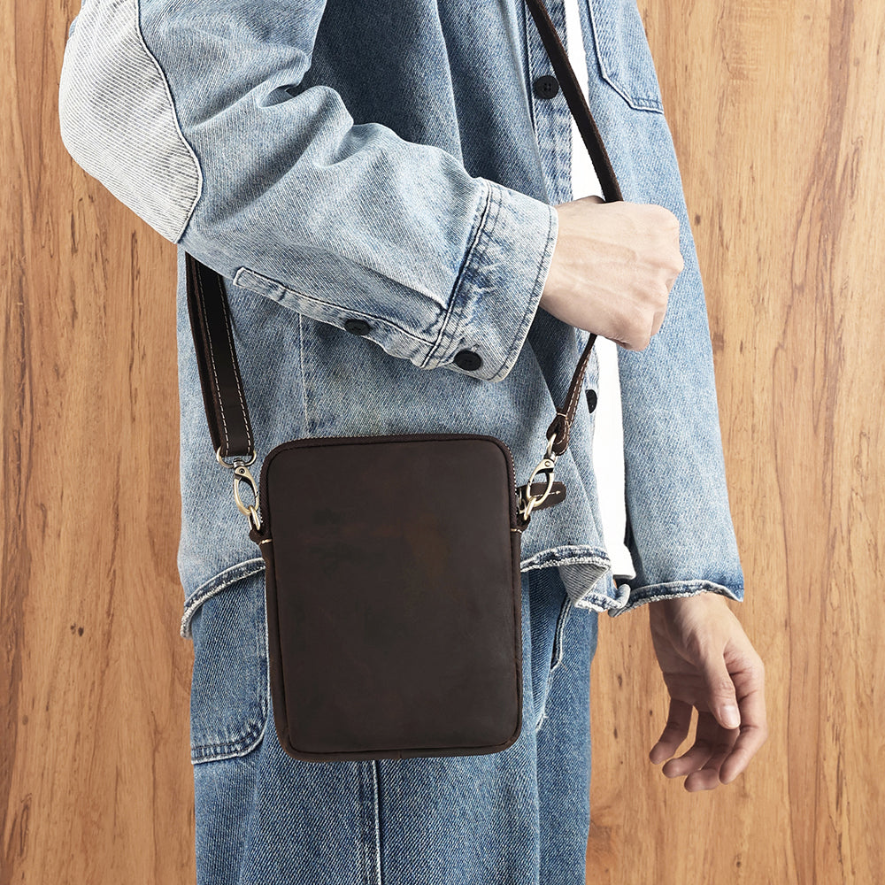 The Perenne | Classic Leather Crossbody Bag