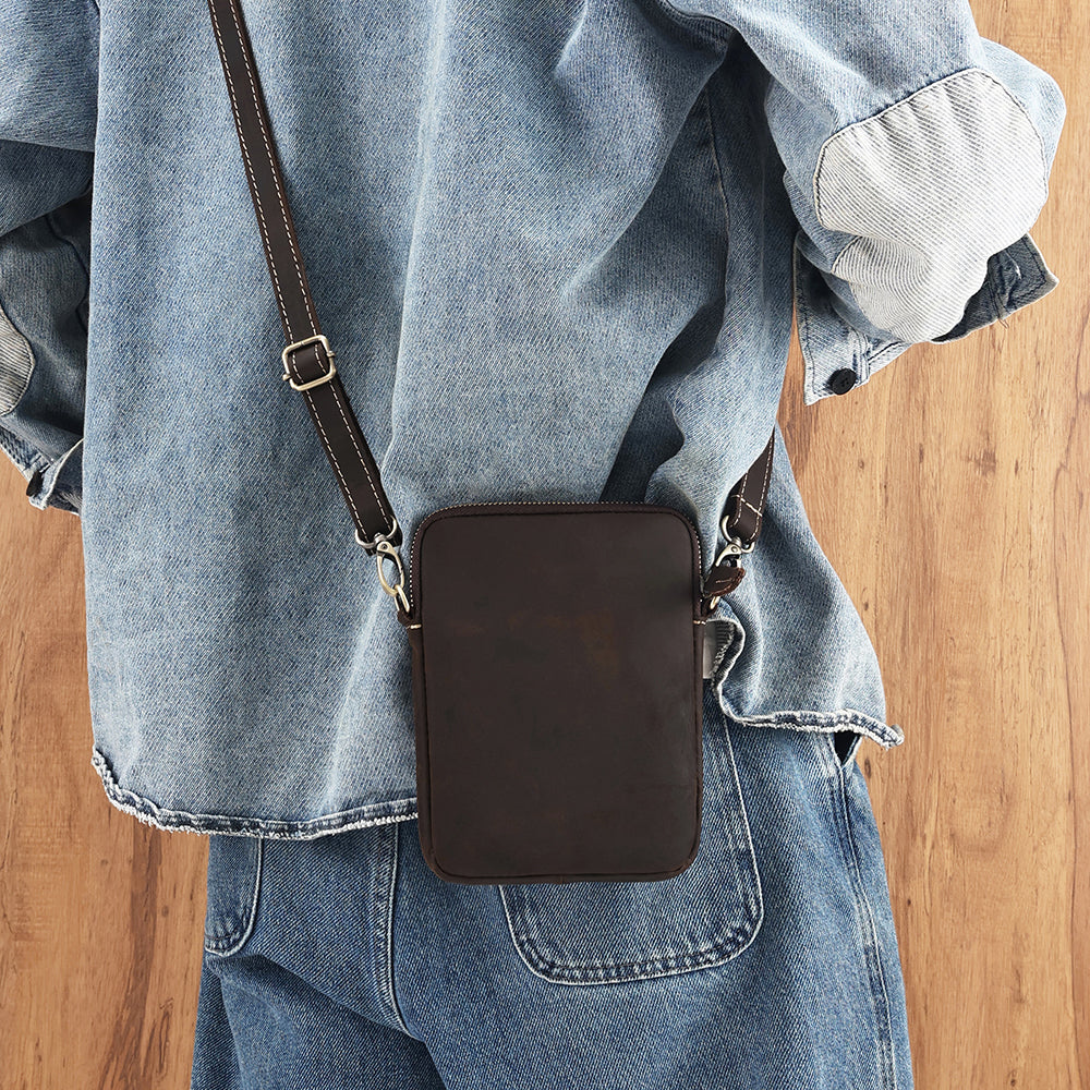 The Perenne | Classic Leather Crossbody Bag