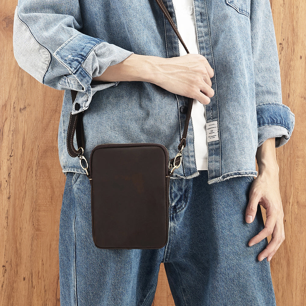 The Perenne | Classic Leather Crossbody Bag