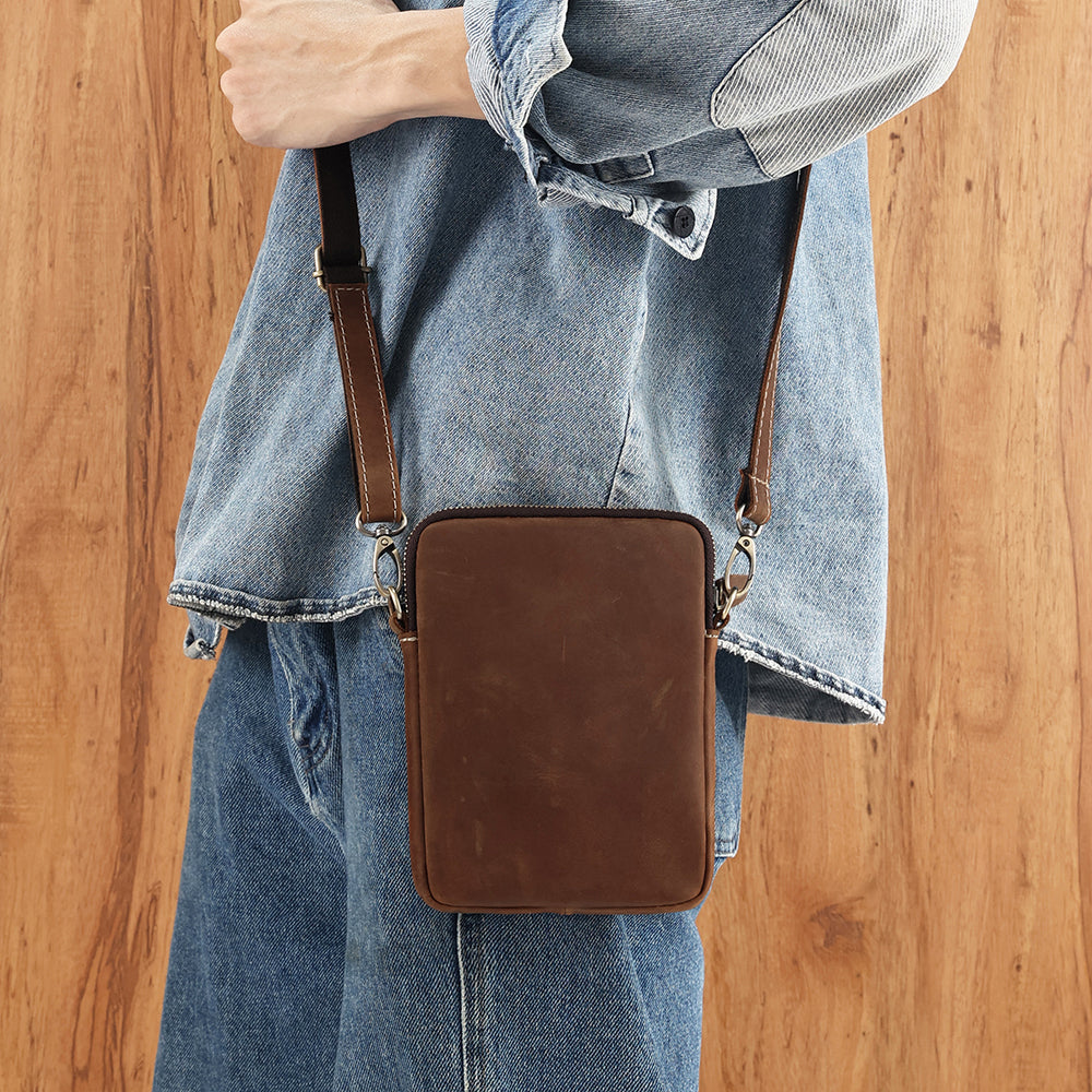 The Perenne | Classic Leather Crossbody Bag