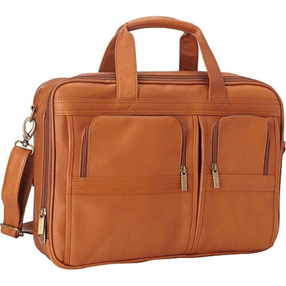 The Rivus | Leather Executive Laptop Briefcase
