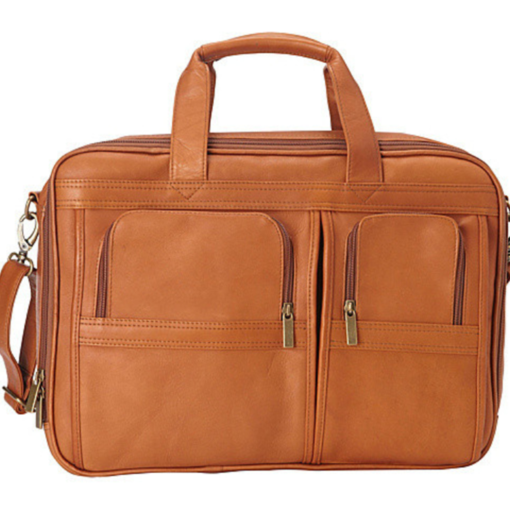 The Rivus | Leather Executive Laptop Briefcase