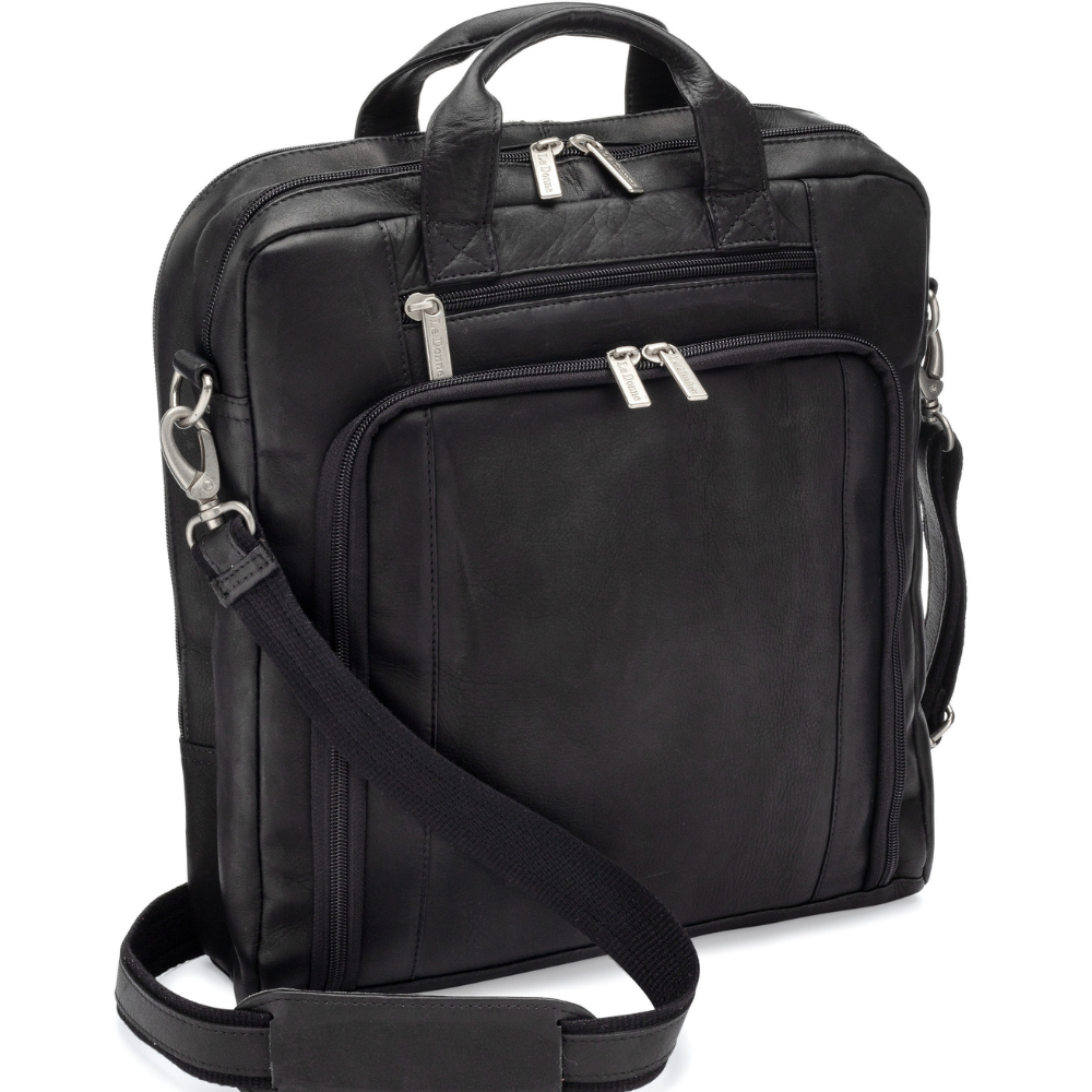 The Selva | Vertical Messenger Laptop Bag