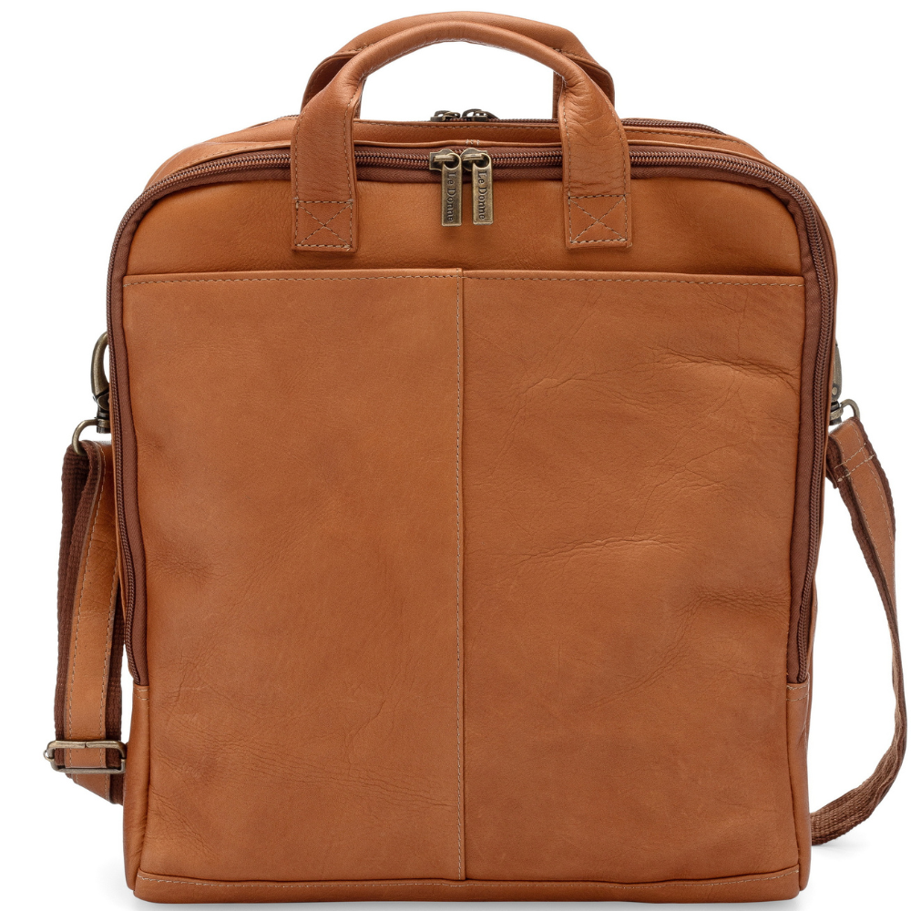 The Selva | Vertical Messenger Laptop Bag