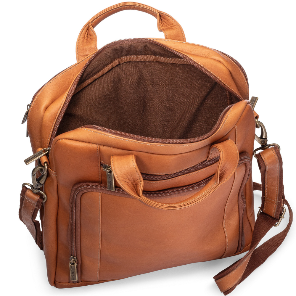 The Selva | Vertical Messenger Laptop Bag