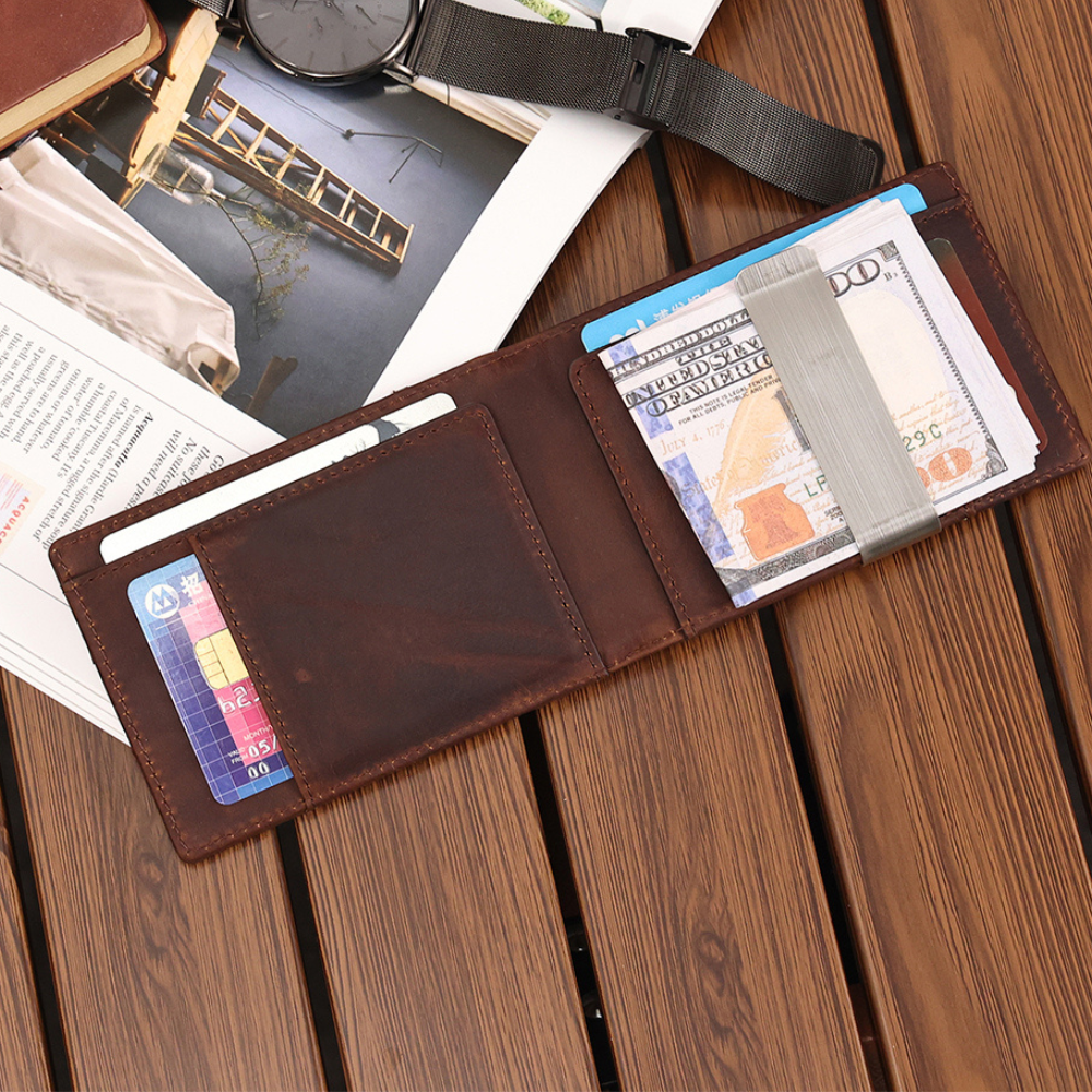 The Sirocco | Leather Card Holder and Money Clip