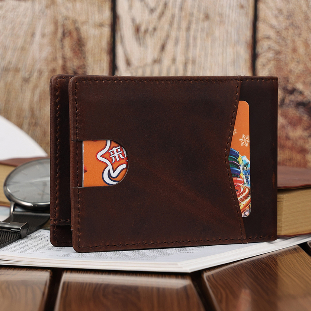 The Sirocco | Leather Card Holder and Money Clip