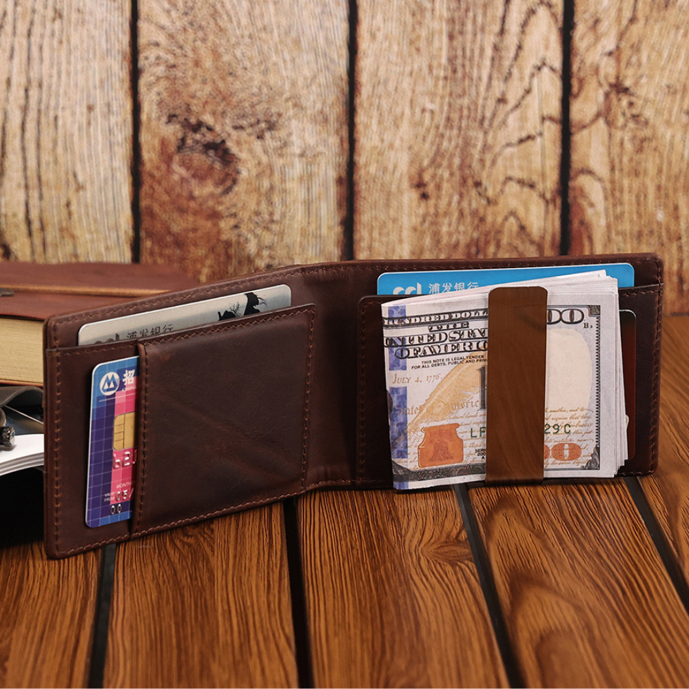 The Sirocco | Leather Card Holder and Money Clip