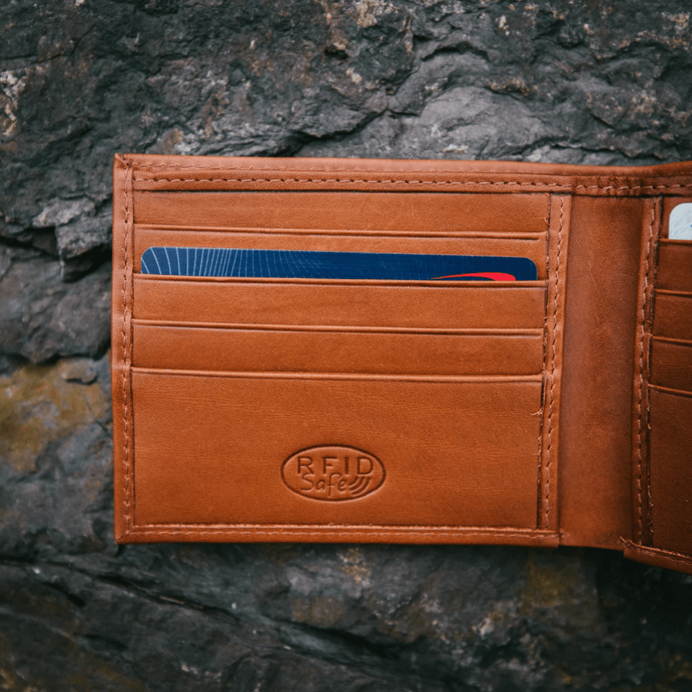 The Slim RFID Bifold | Top Grain RFID-blocking leather wallet