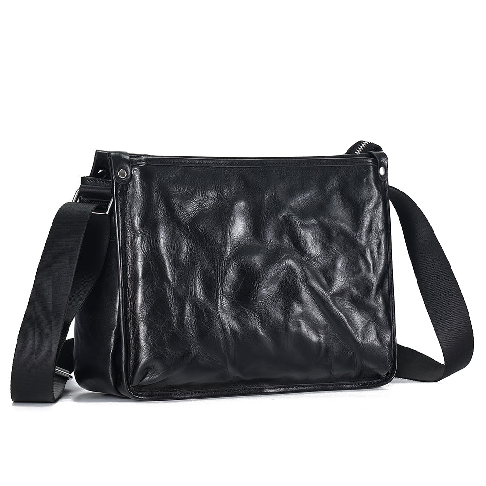 The Taini | Leather Messenger Crossbody Bag