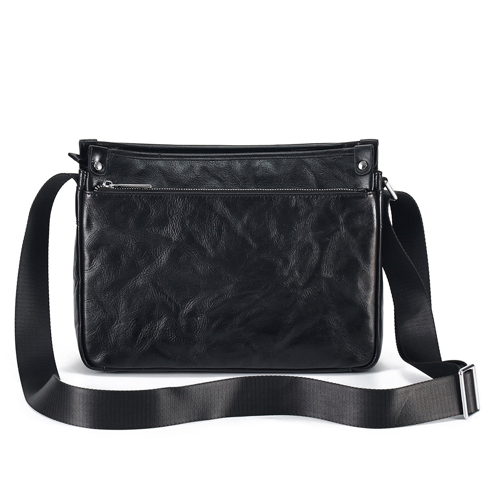 The Taini | Leather Messenger Crossbody Bag