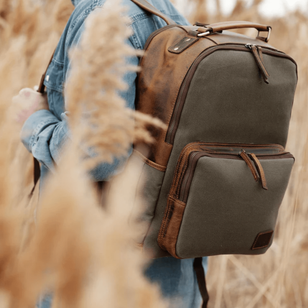 The Traveler Backpack | Adventure Canvas Backpack