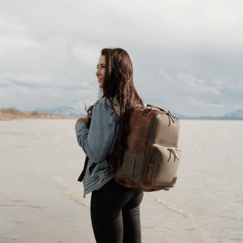 The Traveler Backpack | Adventure Canvas Backpack