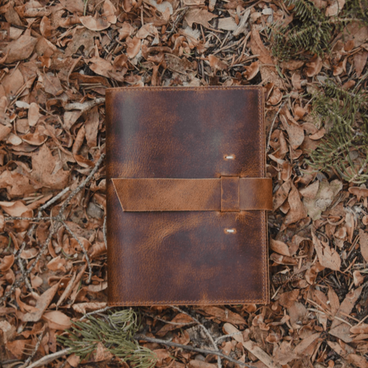 Small Brown Soft Leather Journal - A5 Mini