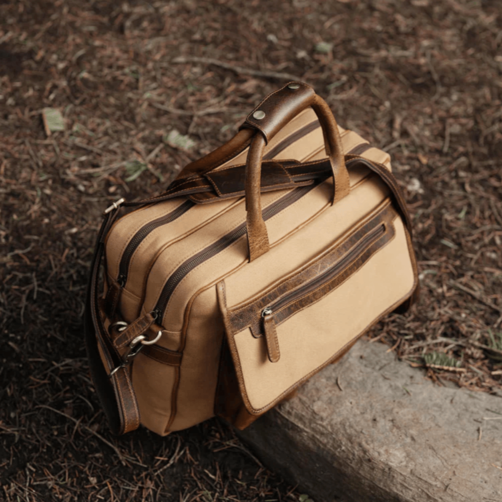 The Canvas Pilot | Men's Briefcase Laptop Bag