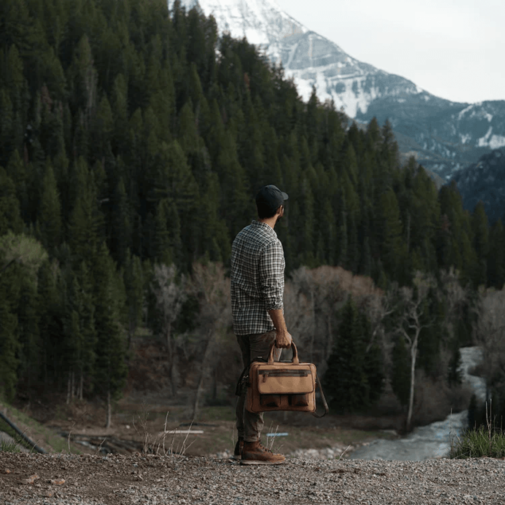 The Canvas Pilot | Men's Briefcase Laptop Bag