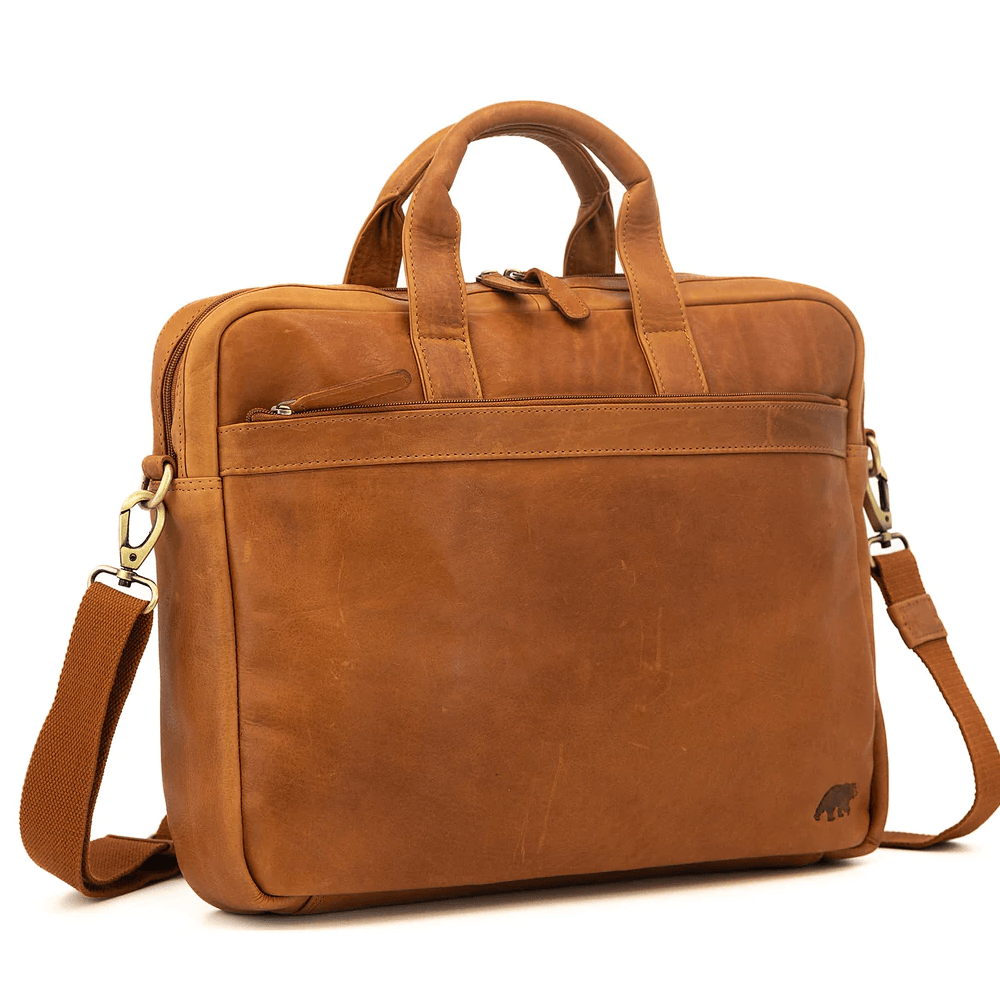 The Katmai Laptop Case | Outdoor Leather Laptop Case