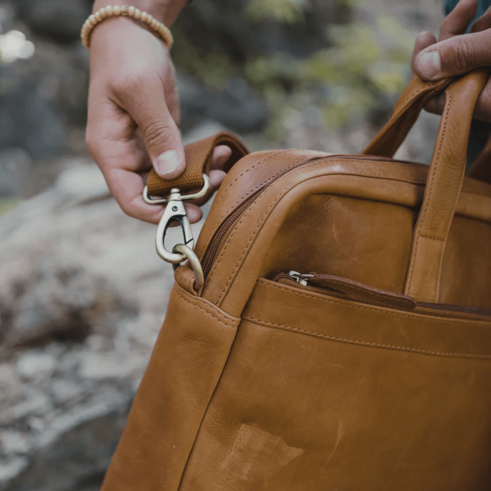 The Katmai Laptop Case | Outdoor Leather Laptop Case